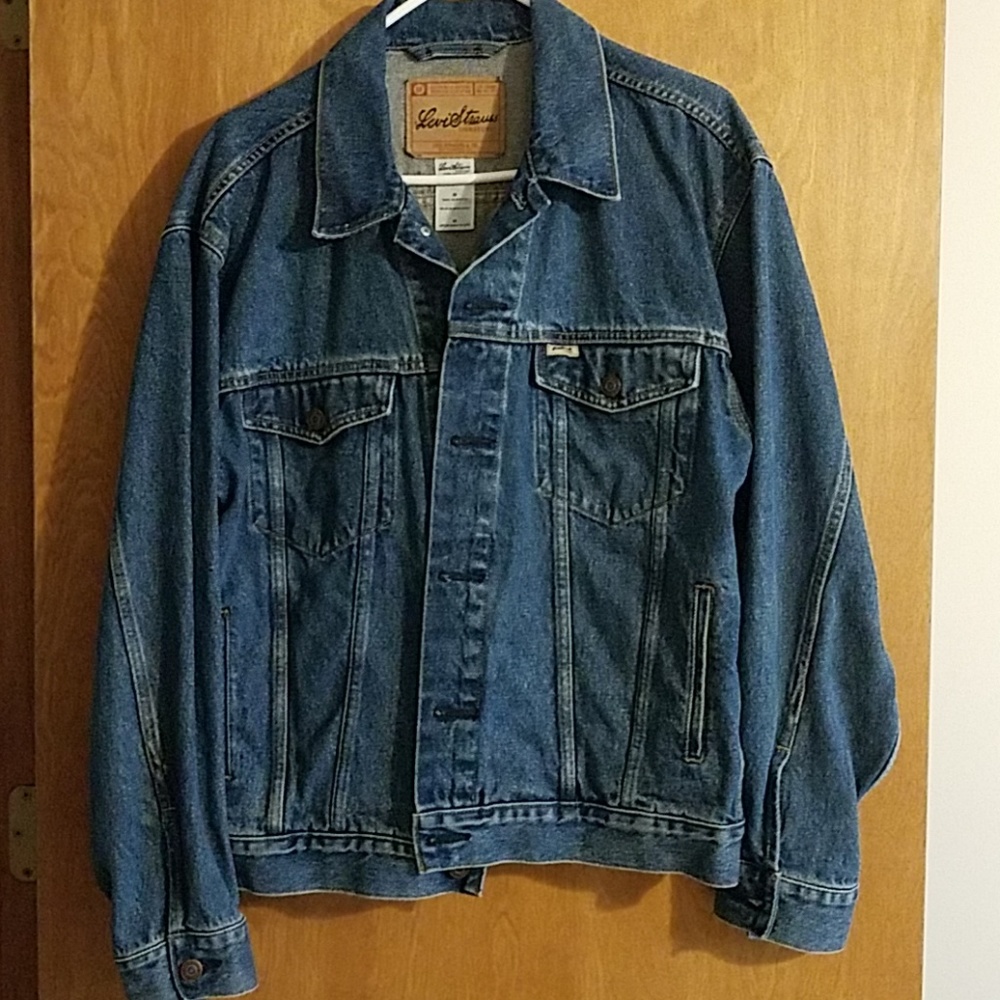 Mens Levi's Signature Trucker Denim Jacket-Medium